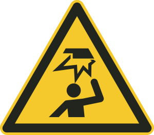 Warnzeichen Aufkleber DIN ISO 7010